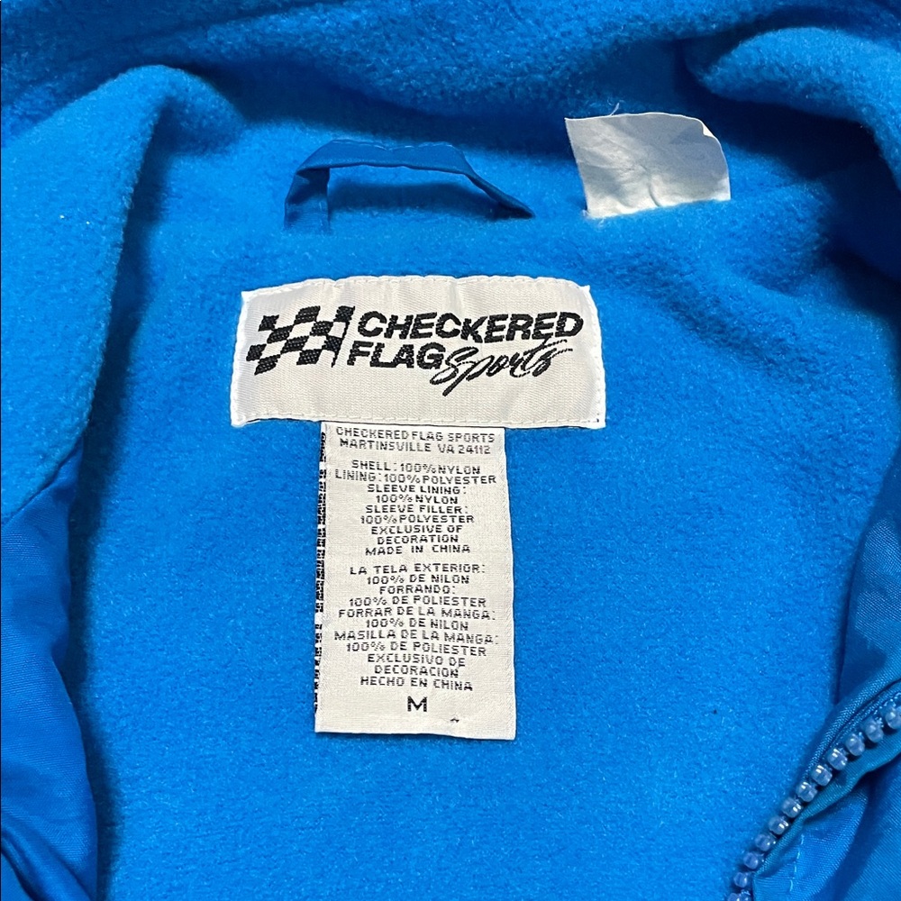 Nascar Racing Team Blue and Black Performance Jacket - Picture 2 of 6